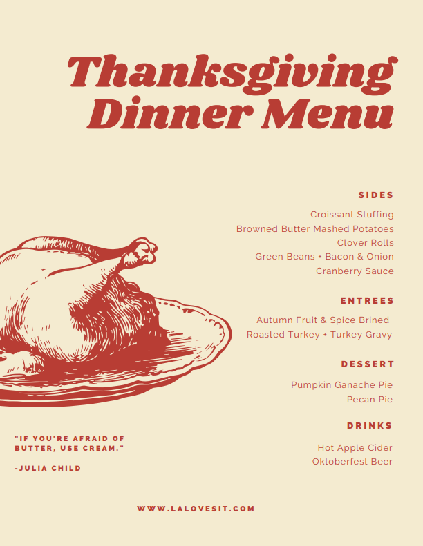 THE ULTIMATE GUIDE TO THANKSGIVING - LA LOVES IT